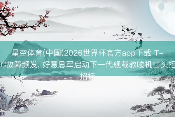 星空体育(中国)2026世界杯官方app下载 T-45C故障频发， 好意思军启动下一代舰载教唆机口头招标