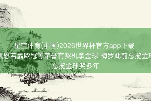 星空体育(中国)2026世界杯官方app下载 欧文：凯恩若赢欧冠等荣誉有契机拿金球 梅罗此前总揽金球奖多年